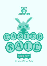 Easter Bunny Promo Flyer Design