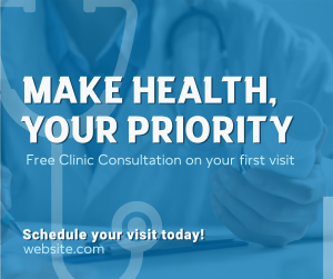 Clinic Medical Consultation Facebook post Image Preview