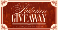 Autumn Giveaway Facebook Ad Design