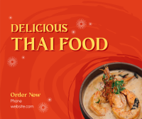 Authentic Thai Food Facebook Post Design