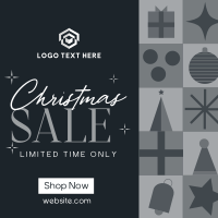 Christmas Holiday Shopping  Sale Linkedin Post Design