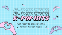 Korean Music Facebook Event Cover Design