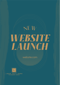 Minimalist New Website Flyer Design