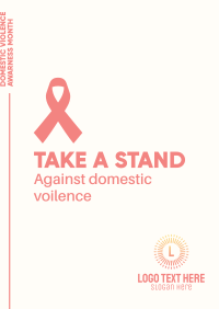 Take A Stand Against Violence Letterhead | BrandCrowd Letterhead Maker