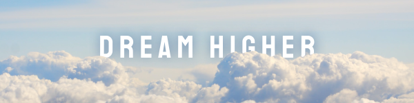 Dream Higher LinkedIn Banner Design Image Preview