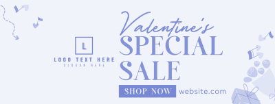 Valentines Sale Deals Facebook cover Image Preview