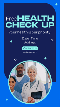 Free Health Checkup TikTok Video Design