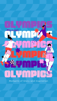 The Olympics Greeting Instagram reel Image Preview