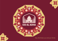 Eid Al Adha Frame Postcard Image Preview