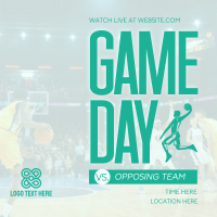 Basketball Game Day Instagram Post Design