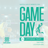 Basketball Game Day Instagram Post Image Preview