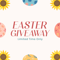 Blooming Easter Egg Instagram Post Design
