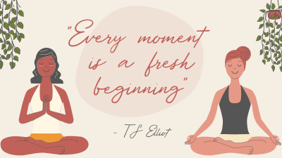 Yoga Positive Quotes Facebook event cover Image Preview