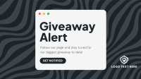 Giveaway Alert Facebook Event Cover Design