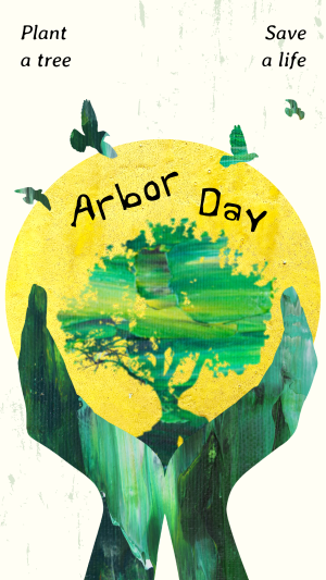 Creative Arbor Day Facebook story Image Preview