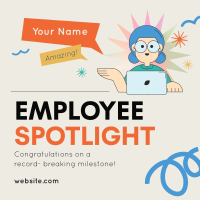 Employee Milestone Spotlight Linkedin Post Preview