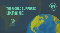 The World Supports Ukraine Facebook event cover Image Preview