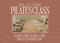 Modern Pilates Session Postcard Preview