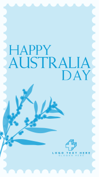 Golden Wattle Stamp Facebook story Image Preview