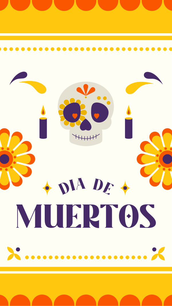 Day of the Dead Instagram Story Design Image Preview