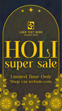 Holi Sale Patterns Facebook story Image Preview