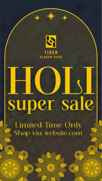 Holi Sale Patterns Facebook story Image Preview