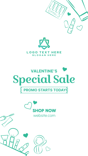 Valentine Sale Facebook story Image Preview