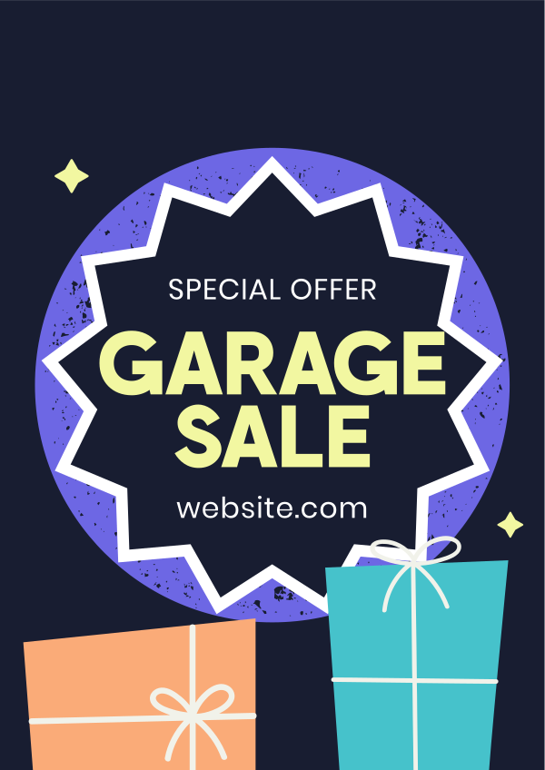 Garage Sale Ad Flyer Design Image Preview