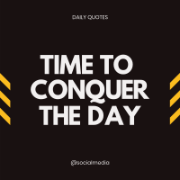 Conquer the Day Instagram post Image Preview