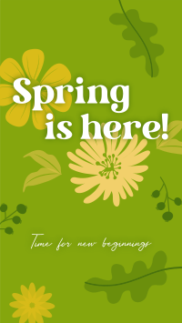 Spring New Beginnings YouTube short Image Preview