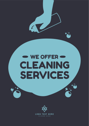 Offering Cleaning Services Flyer Image Preview