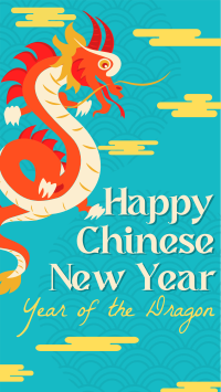 Chinese New Year Dragon YouTube short Image Preview