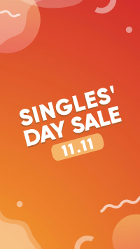 Singles' Day Sale Facebook story Image Preview