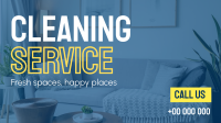 Commercial Office Cleaning Service Facebook Event Cover Design