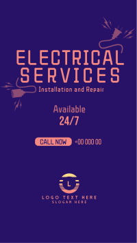 Electrical Service Facebook Story Design