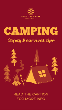 Cozy Campsite Instagram Reel Design