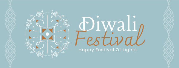 Diwali Lantern Facebook Cover Design Image Preview