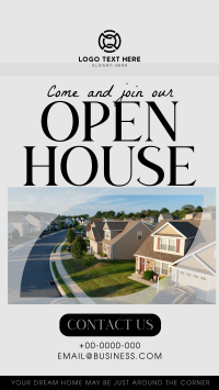 Real Estate Open House TikTok Video Design