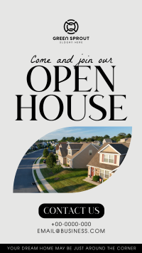 Real Estate Open House TikTok Video Image Preview