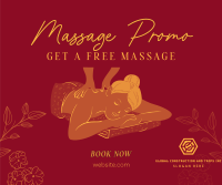 Relaxing Massage Facebook Post Design