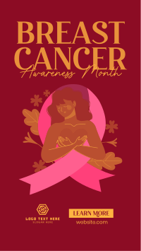 Fighting Breast Cancer Facebook Story Design