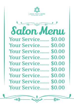 Salon Services Flyer Image Preview