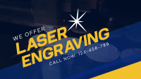 Laser Engraving Service Facebook Event Cover Design