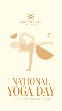 National Yoga Day Instagram Story Design