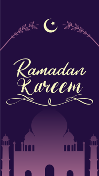 Ramadan Mosque Greeting YouTube Short Design