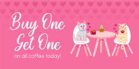 Pet Cafe Valentine Twitter post Image Preview