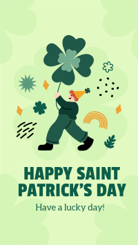 Happy St. Patrick's Day Facebook story Image Preview