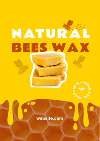 Naturally Made Beeswax Flyer Image Preview