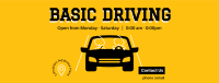 Basic Driving Facebook Cover Design