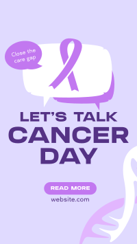 Cancer Awareness Discussion Instagram Story Design